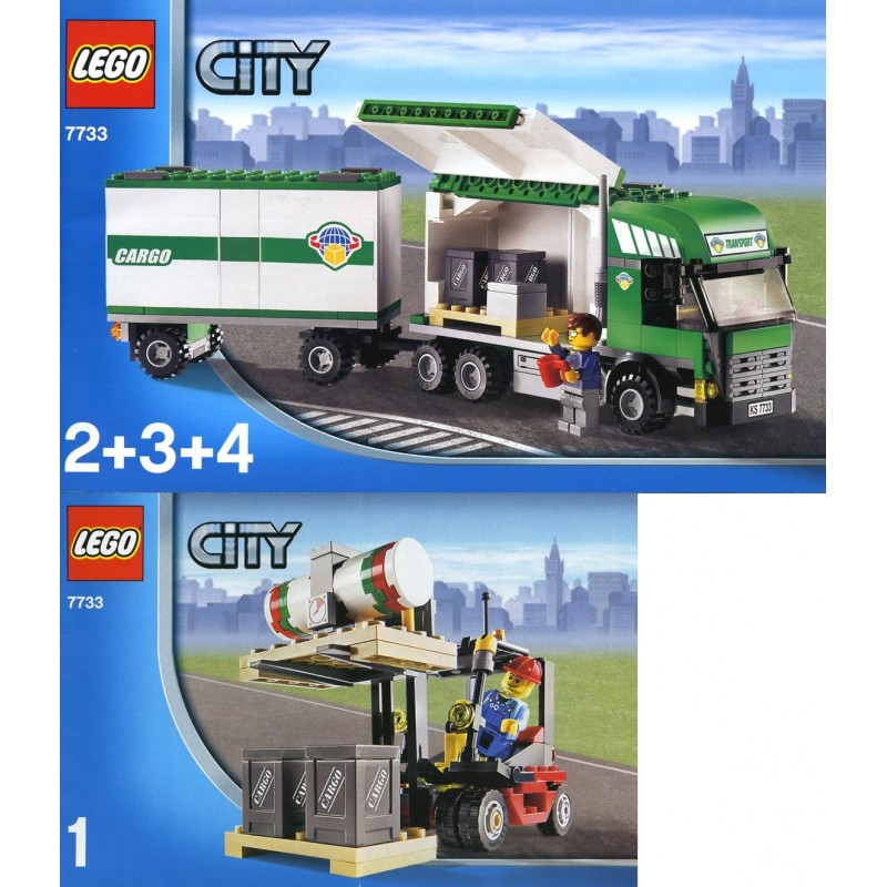 Premium quality CUSTOM sticker for LEGO 7733 Truck & Forklift 