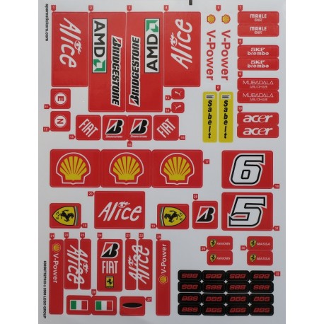 8157 Ferrari F1 1:9 ( 2008 )
